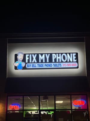 FIX MY PHONE CHANNEL LETTER SIGN