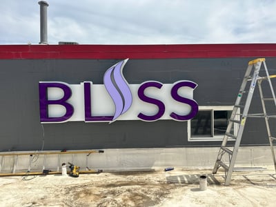 BLISS CHANNEL LETTER SIGN